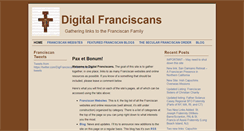 Desktop Screenshot of digitalfranciscans.com
