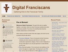 Tablet Screenshot of digitalfranciscans.com